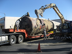 Underground tank removed